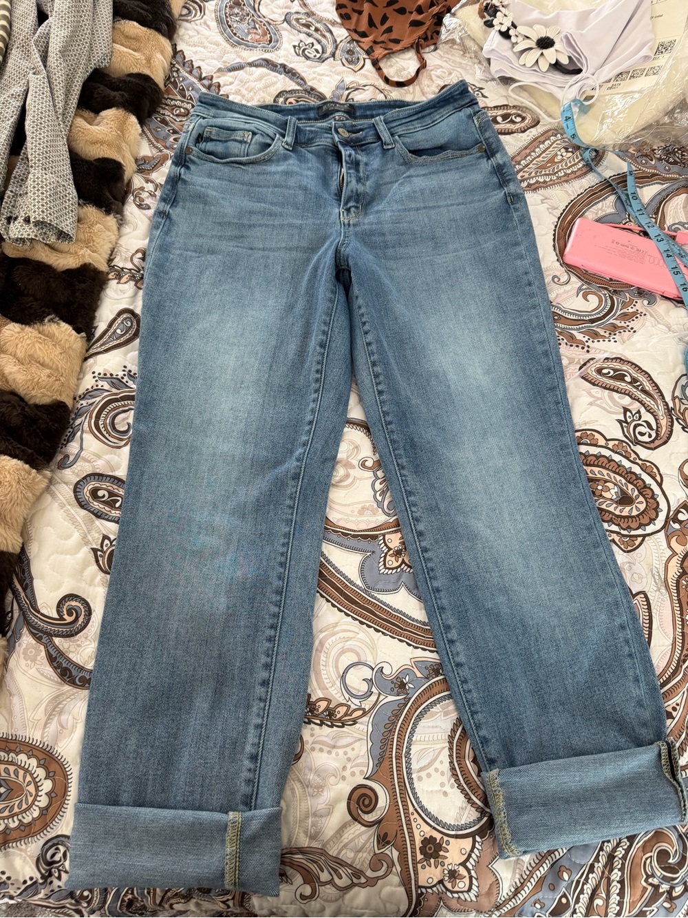 Judy Blue Non-distressed boyfriend jeans. Size 9/29